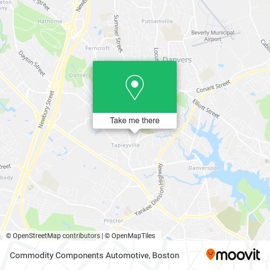 Mapa de Commodity Components Automotive