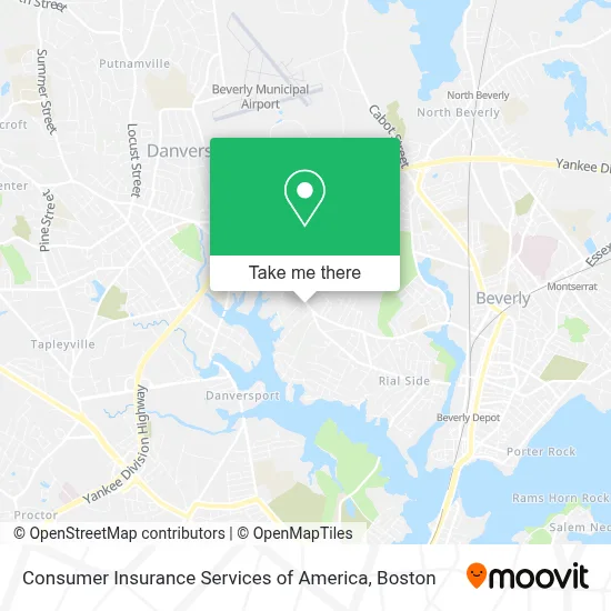 Consumer Insurance Services of America map