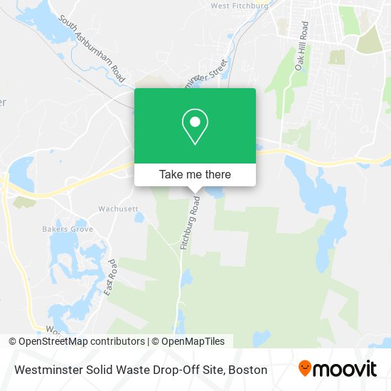 Mapa de Westminster Solid Waste Drop-Off Site