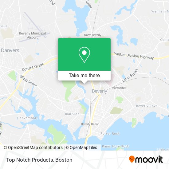 Mapa de Top Notch Products