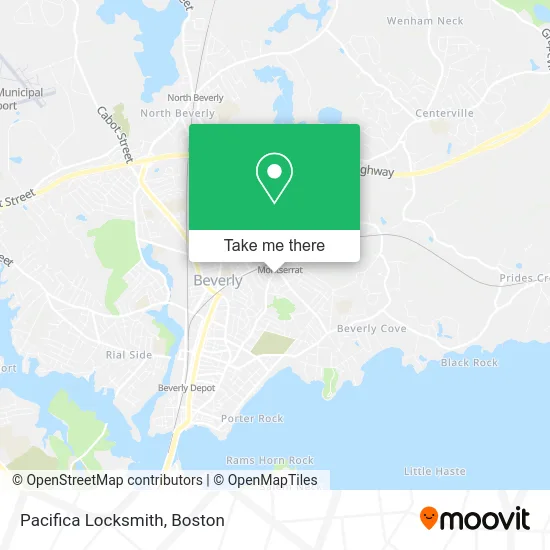 Pacifica Locksmith map