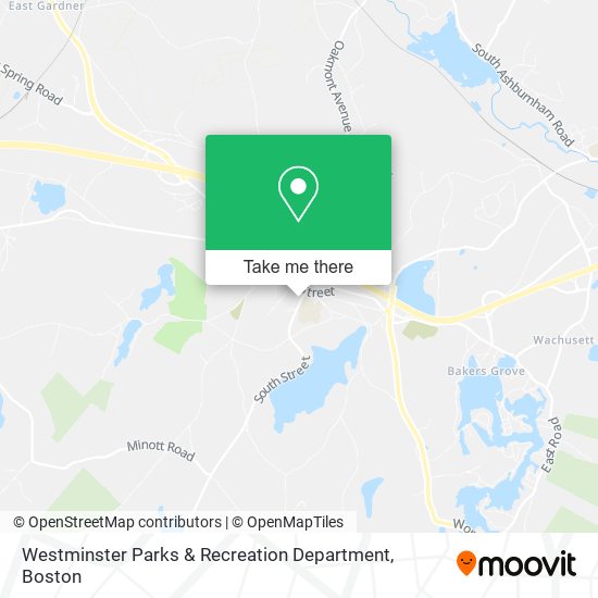 Westminster Parks & Recreation Department map