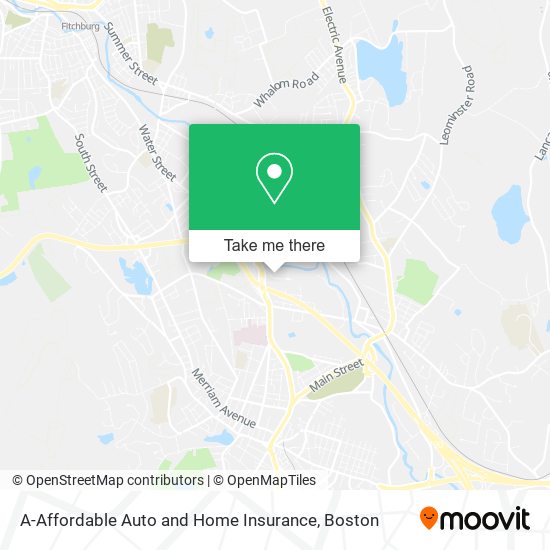 A-Affordable Auto and Home Insurance map