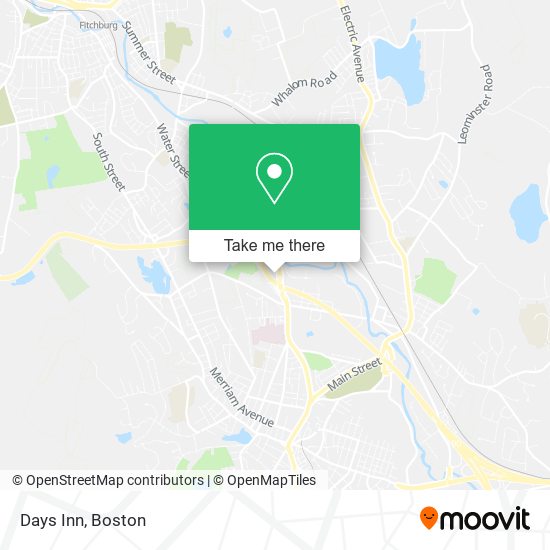 Days Inn map