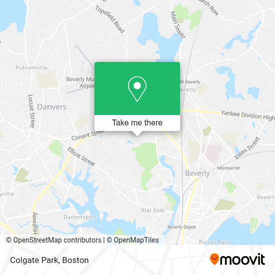 Colgate Park map