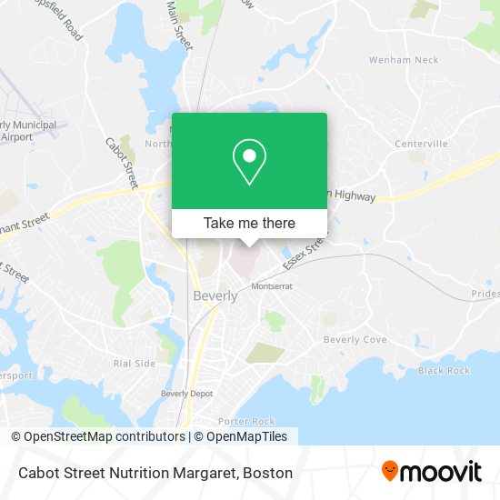 Cabot Street Nutrition Margaret map