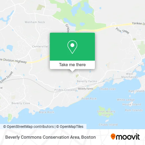 Mapa de Beverly Commons Conservation Area