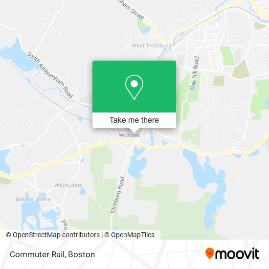 Mapa de Commuter Rail
