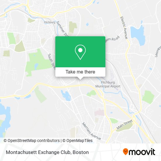 Montachusett Exchange Club map
