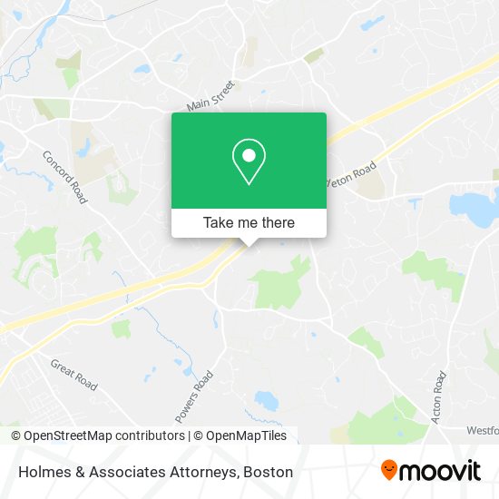 Holmes & Associates Attorneys map