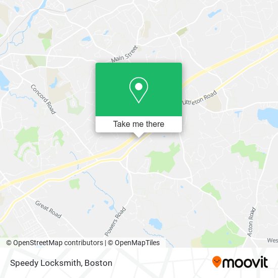 Mapa de Speedy Locksmith