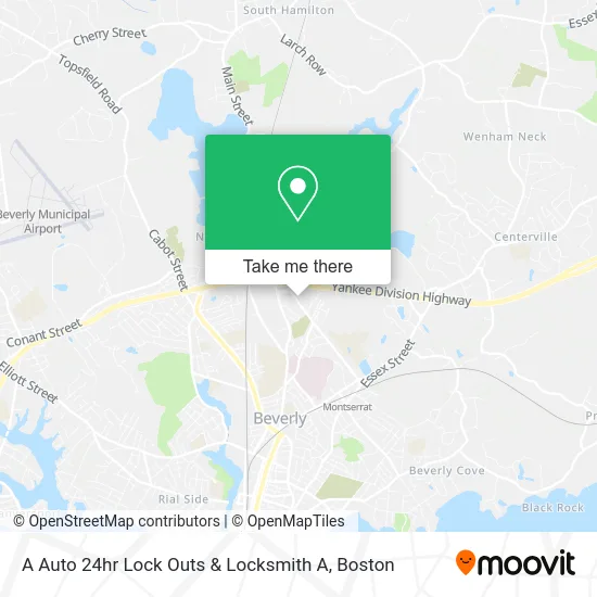 A Auto 24hr Lock Outs & Locksmith A map