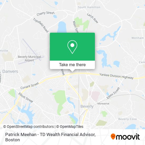 Mapa de Patrick Meehan - TD Wealth Financial Advisor