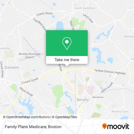 Family Plans Medicare map