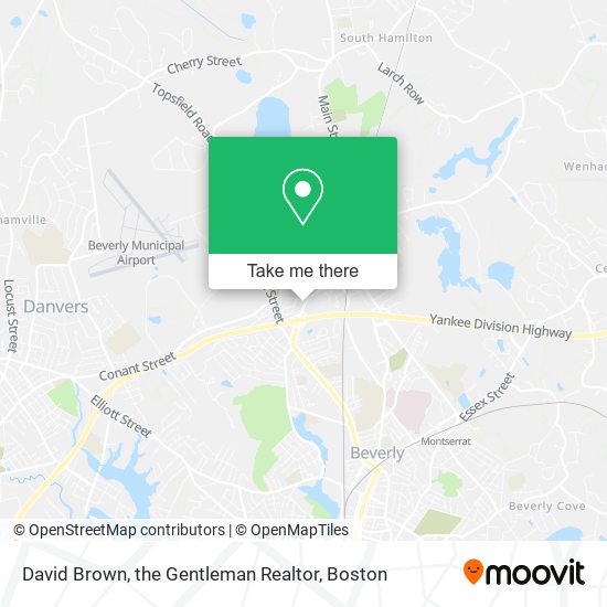 David Brown, the Gentleman Realtor map