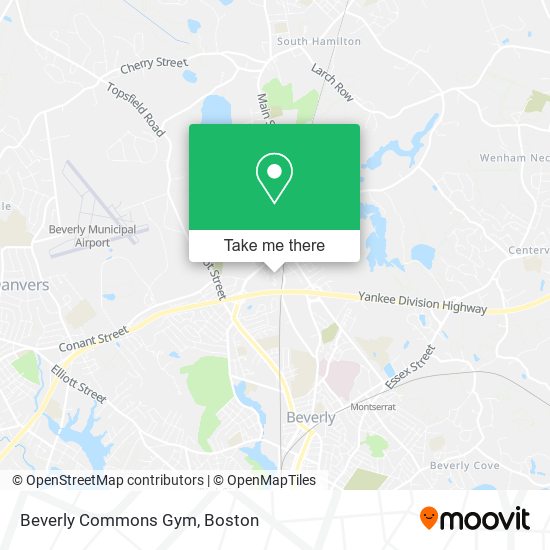 Beverly Commons Gym map