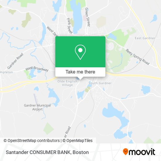 Santander CONSUMER BANK map