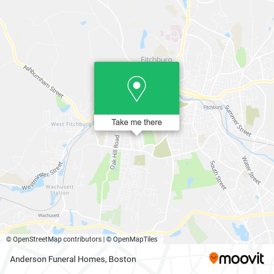 Mapa de Anderson Funeral Homes