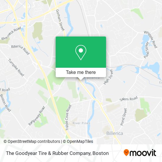 Mapa de The Goodyear Tire & Rubber Company