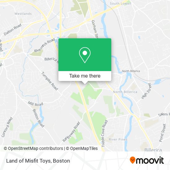 Mapa de Land of Misfit Toys