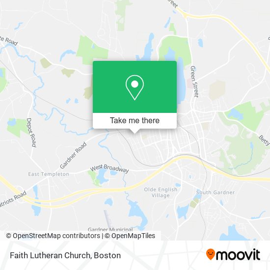 Faith Lutheran Church map