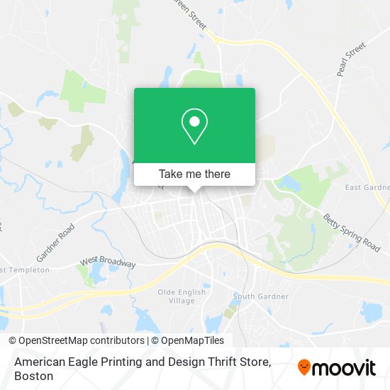 American Eagle Printing and Design Thrift Store map