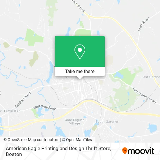 American Eagle Printing and Design Thrift Store map