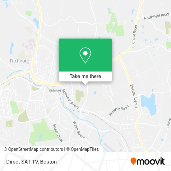 Direct SAT TV map
