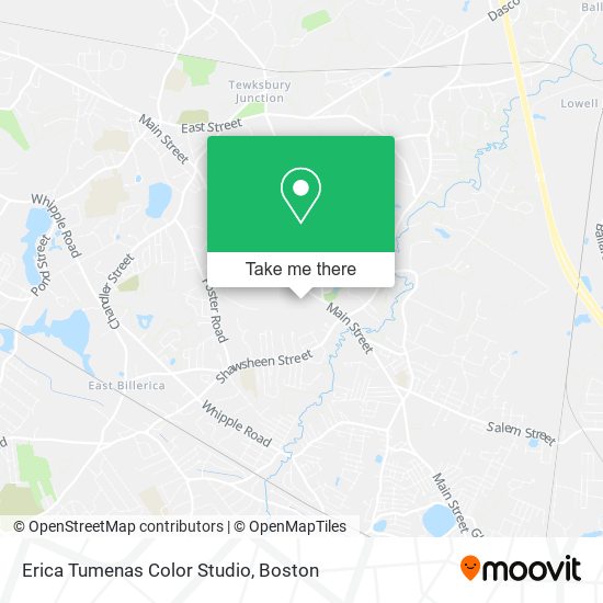 Erica Tumenas Color Studio map
