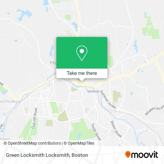 Green Locksmith Locksmith map