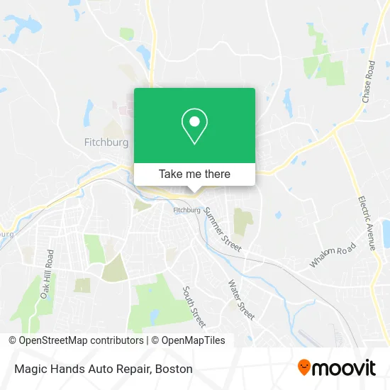 Magic Hands Auto Repair map