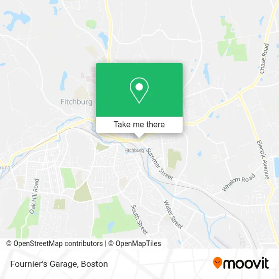 Fournier's Garage map
