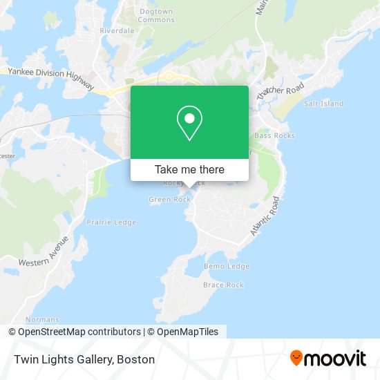 Twin Lights Gallery map
