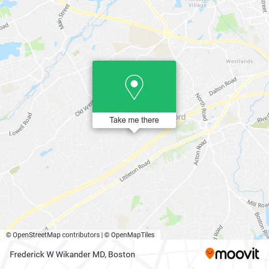 Mapa de Frederick W Wikander MD