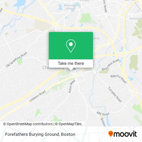 Mapa de Forefathers Burying Ground