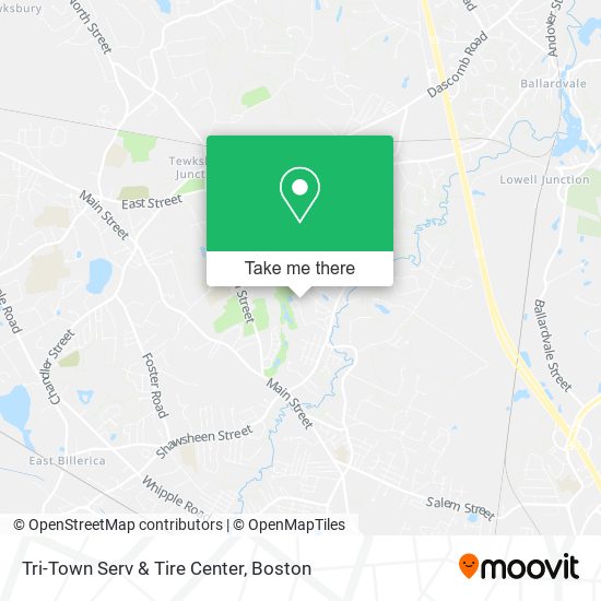 Mapa de Tri-Town Serv & Tire Center