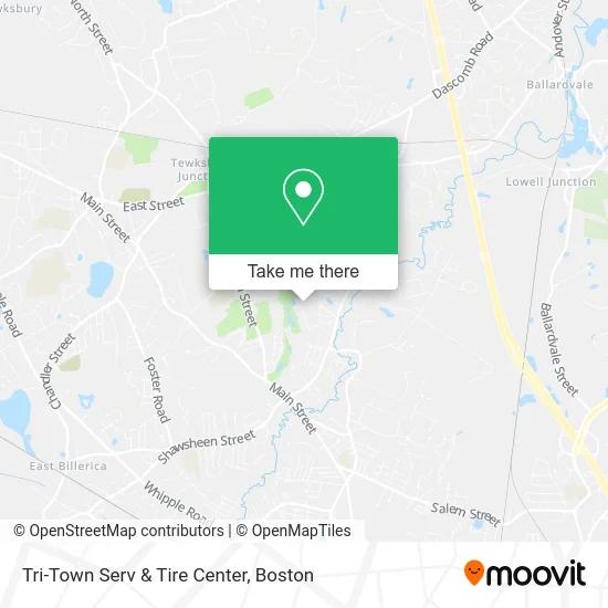 Tri-Town Serv & Tire Center map