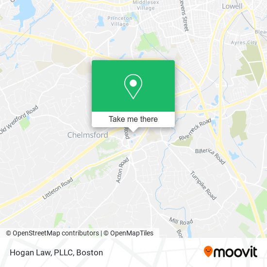 Mapa de Hogan Law, PLLC