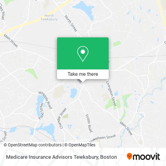 Mapa de Medicare Insurance Advisors Tewksbury