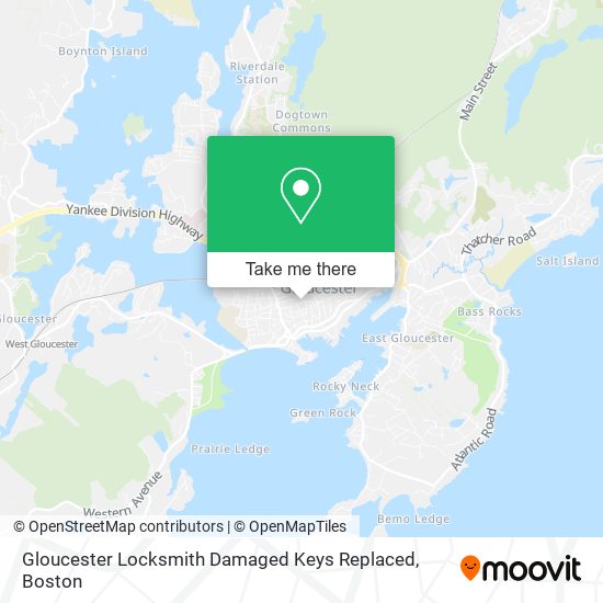 Gloucester Locksmith Damaged Keys Replaced map