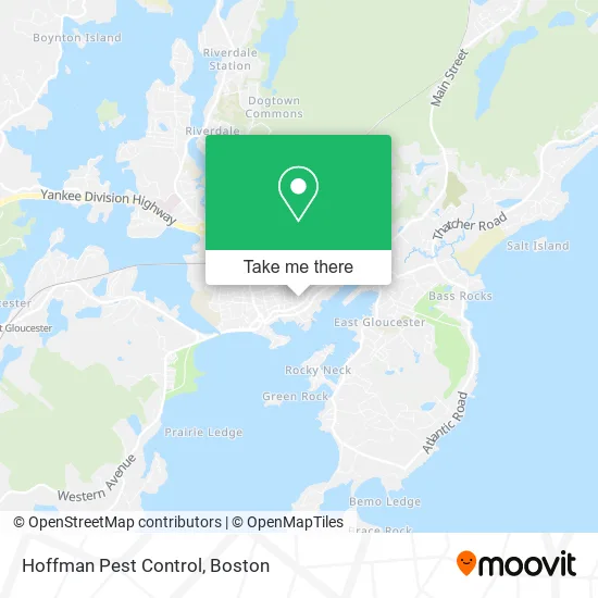 Hoffman Pest Control map
