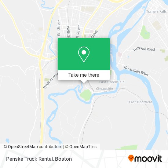 Mapa de Penske Truck Rental