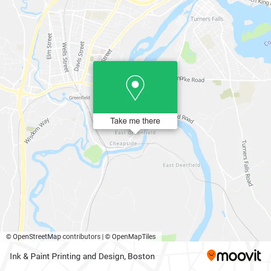 Ink & Paint Printing and Design map