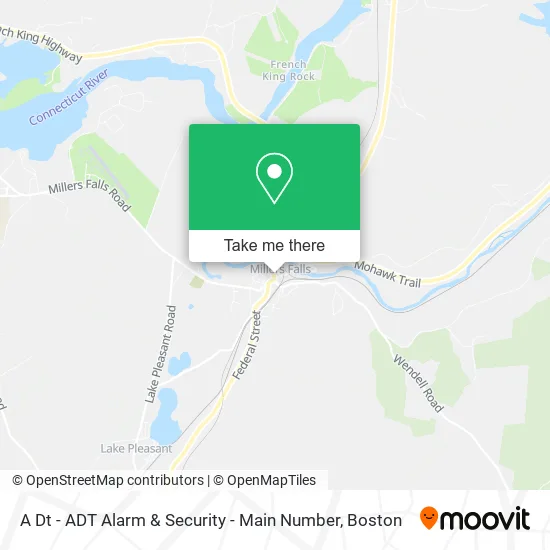 A Dt - ADT Alarm & Security - Main Number map