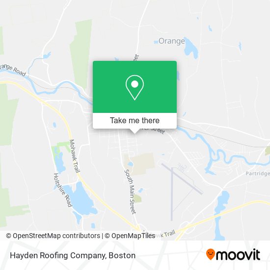 Mapa de Hayden Roofing Company