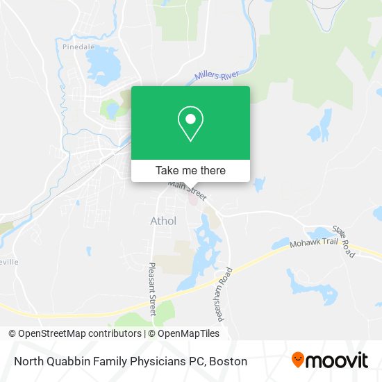 North Quabbin Family Physicians PC map