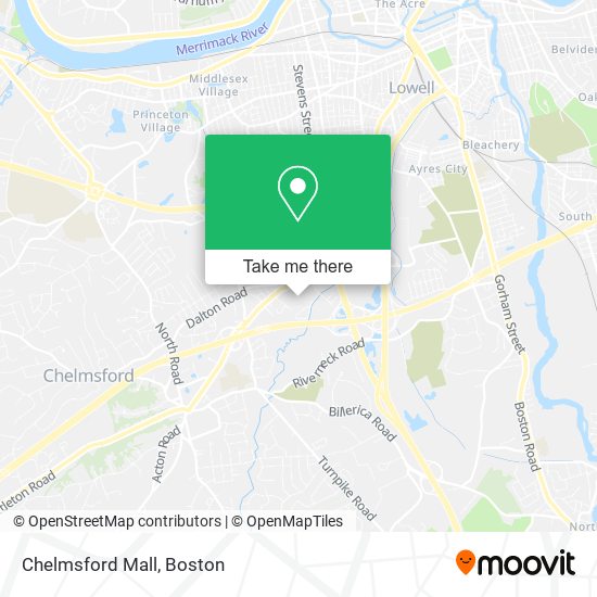 Mapa de Chelmsford Mall