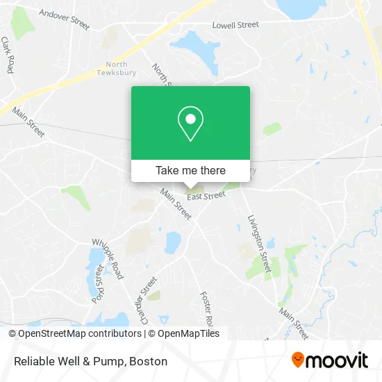 Reliable Well & Pump map