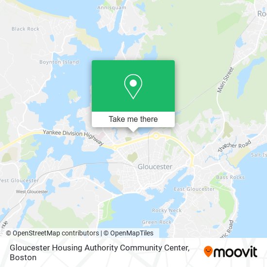 Gloucester Housing Authority Community Center map
