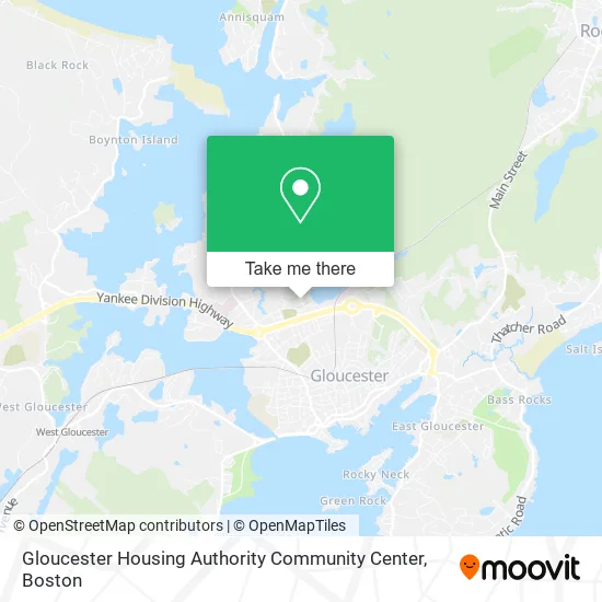 Mapa de Gloucester Housing Authority Community Center